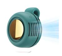 Générique Mini Ventilateur Portable, 3 Vitesses Petit Ventilateur Turbo Portable, Rechargeable USB Ventilateur de Poche, Taille Suspendue Créative (Vert)