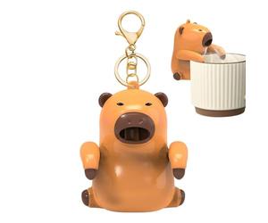 Générique Mini ventilateur pour mug, Porte-clés capybara mignon, Ventilateur de Bureau Silencieux, pour le Bureau, la Cuisine, les Voyages, le Café, le Thé, l'Eau, les Mugs, les Verres et les