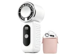 Générique Mini Ventilateur Rafraîchissant - Souffleur Sans Pales Rechargeable,Ventilateur À Main | Pour Extérieur Chambre Maison Bureau Plage Voyage Randonnée Été Entraînement Et Sports