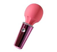 Générique Mini Vibromasseur Point G Diamond, Masseur Portatif avec 10 Vibrations Puissantes, Stimulateur Clitoridien De Mamelon Rechargeable par USB, Adapté À Une Utilisation Simple Ou en Couple