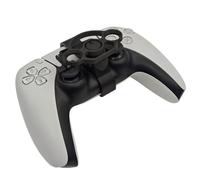 Générique Mini Volant imprimé en 3D pour PS5 et PS5 Slim - Accessoire de jeu pour console de jeux vidéo - Volant avec succion cups pour simulation de course - Alimenté par pile - Noir