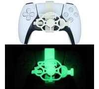 Générique Mini volant imprimé en 3D pour PS5 et PS5 slim Contrôleur de jeu auxiliaire Accessoires de remplacement (Vert lumineux)
