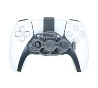 Générique Mini volant imprimé en 3D pour PS5 et PS5 slim Contrôleur de jeu auxiliaire Accessoires de remplacement (Gris)
