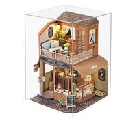 Générique Miniatur-Haus-Bausatz | Mini-Puppenhaus-Bausatz Aus Holz | Eltern-Kind-Bindungsaktivität, Bastelspielzeug Aus Holz Für Teenager, Kinder, Teenager, Familie