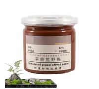 Générique Miniature Basing Sand Mud - 200ml Simulation Earth, Texture Modeling Material | Desert Wilderness Scenery Crafting Supply, Plain Terrain Art Craft for Women Men Teenagers Over 14 Hobby