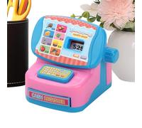 Générique Miniature Cash Register Toy | Fine Motor Skills Building,Pre Tend Play C lassic Count Toy | for Students Boys Girls Preschoolers Home Playroom Classroom