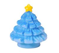Générique Miniature Christmas Trees - Creative Resin Table Sculpture, Little Christmas Winter Decoration, Tree Ornament for Room, Mantel, Shelf, Tiered Tray, Porch, Home, Holiday Party