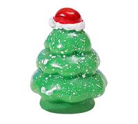 Générique Miniature Christmas Trees - Creative Resin Table Sculpture, Little Christmas Winter Decoration, Tree Ornament for Room, Mantel, Shelf, Tiered Tray, Porch, Home, Holiday Party