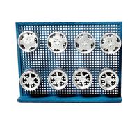 Générique Miniature Garage Décor Accessoire Atelier Auto Diorama Résine Artisanale Adaptée pour Collection Modélisme Exposition Photographie, Moyeu de Panneau Perforé