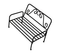 Générique Miniature Sofa Divan Miniature Armchair Métal Mobilier Décoratif Modèle DIY Adaptée pour Maison de Poupée Salon Cuisine Entrée, canapé