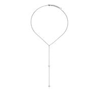 Générique Minimaliste En Acier Inoxydable Gland Retour Chaîne Imité Perle Long Collier pour Femmes Filles D'été Bijoux Saint Valentin cadeaux Beau design