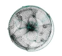 Générique Minnow Trap Cage, Foldable Fish Lure, 11.81x11.81in Portable Bait Net, Authentic Mesh Design, Folding Fishing Cage for River, Lake, Pier, Saltwater, Beach Catching Fishes