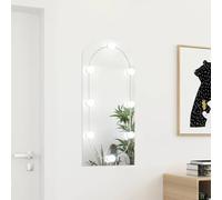 Générique Miroir avec éclairage LED 90x45 cm Verre Arche,Maison & Jardin, Décorations, Miroirs, Argent (Poids 6.58KG)