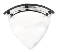 Générique Miroir Convexe de Sécurité Mural 40 CM en Acrylique Transparent Miroir d'Angle Mort pour Intérieur et Extérieur Large Champ Visuel pour Supermarchés Garages et Circulation