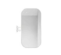Générique Miroir d'angle rectangulaire de Salle de Bain, Miroir de courtoisie Suspendu avec Support Rotatif et Pliable, adapté au Maquillage Quotidien, aux Soins de la Peau, au Rasage(White,40x70cm)