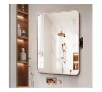 Générique Miroir d'angle Rotatif rectangulaire, Miroir de vanité de Salle de Bain Mural, Rotatif à 360 °, adapté aux hôtels et Appartements(Color-1,70x90cm)