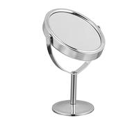 Générique Miroir de de Bureau Petit Miroir pour Bureau de de beauté e maquilleuse Vanity Mirror cosmétique de Maquillage grossissant Métal