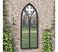 Générique Miroir de Jardin Noir 70x30 cm Fer pour Utilisation extérieure,Décorations,Miroirs-318352