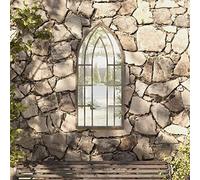 Générique Miroir de Jardin Sable 100x45cm Fer pour Utilisation extérieure,Maison & Jardin,Décorations,Miroirs,Crème,7.75 KG,318353