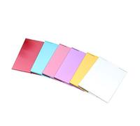 Générique Miroir de Maquillage Miroir de Poche Miroir Portable pour Dames Petit Miroir carré Plat Mini Miroir à Main Miroir de Voyage - Couleur aléatoire Nouvelle Sortie
