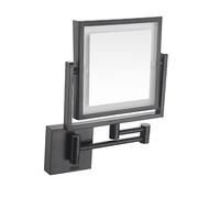 Générique Miroir de Maquillage Mural à LED Rechargeable, Double Face, 3X Magnification