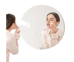 Générique Miroir De Salle Bain, Maquillage | Mural Rond en Acrylique - Miroirs Vanité Bain Imperméables, Autocollants pour Salon Et Cham