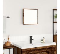 Générique Miroir de Salle de Bain LED Bois Ancien 40x8.5x37 cm Bois reconstitué,Meubles-lavabos de Salle de Bains,5.15KG-875411