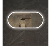 Générique Miroir de Salle de Bain Ovale Lumineux LED étanche, Applique Murale (B 60Lx90Wcm)