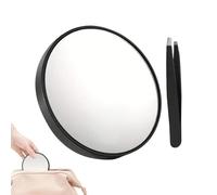 Générique Miroir de Voyage,Grossissement 40X Ventouse Puissante | Miroirs De Maquillage Individuels | Idéal pour Femme Copine Amie Mère Épouse Bureau Plan De Travail Chambre Dortoir en Extérieur
