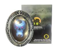 Générique Miroír Décoratif d'halloween Miroir | Miroír Magique Effrayant | avec des Accessoires d'horreur D'animatronie avec Un Cadre Vintage, Une Décoration Murale Spukhaus, Un Tétras