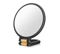 Générique Miroir grossissant 40x avec poignée, Double Face grossissement 40X/1x, Facile à Transporter, Pliable pour Le Maquillage, beauté de précision