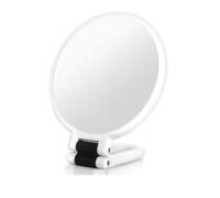 Générique Miroir grossissant 40x avec poignée, Double Face grossissement 40X/1x, Facile à Transporter, Pliable pour Le Maquillage, beauté de précision