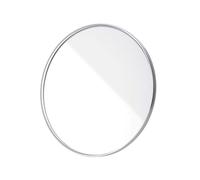 Générique Miroir grossissant x30, Miroir de Maquillage à ventouses Rond pour Salle de Bain, Chambre à Coucher, vanité, Maquillage grossissantSilver,150mm