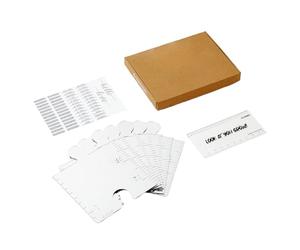 Générique Miroir Mural De Courbe De Croissance, Miroir De Courbe De Croissance pour Enfant - Règle De Hauteur avec Autocollants De Marquage, Miroir De Courbe De Croissance pour Enfant De 0 À 18 Ans