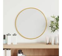 Générique Miroir Mural Doré Ø 30 cm Rond, Maison & Jardin, Décorations, Miroirs, Or, (Poids 1KG)