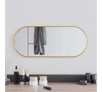 Générique Miroir Mural Doré 60x25 cm Ovale,Maison & Jardin,Décorations,Miroirs,Or,1.76 KG,348197