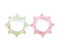 Générique Miroir Perruche | 2 Pièces Jouet Roue Sonore Interactive Rotative - Accessoires De Cage Perruches - Calopsittes Conures Enrichissement Et Jeu Ennui Et Solitude Canaris Inséparables