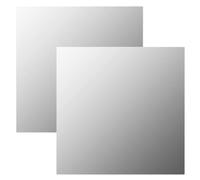 Générique Miroirs muraux 2 pcs 60x60 cm Carré Verre,Maison & Jardin,Décorations,Miroirs,Argent,12 KG,3051624