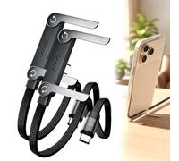 Générique Mise à Niveau 2026 CâBle De Charge Rapide Tressé 240 W, Câble Type C, Fils de Données 240W avec Support Réglable | Câble Chargeur Type C (2PCS)