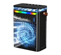Générique Misting Fan | 6 Speeds Table Air Blow Device With 7-Color Light