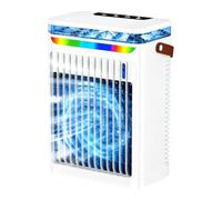 Générique Misting Fan | 6 Speeds Table Air Blow Device With 7-Color Light