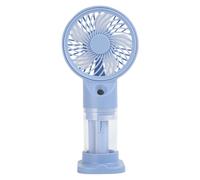 Générique Misting Fan, Foldable Personal Cooler, 6.38x1.73x3.07 inches, Portable Mist Spray Fan, 3-Speed Cooling, Rechargeable Design, Ideal for Travel, Camping, Beach, Home, Gym, Summer Use