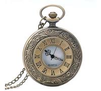 Générique mit Handaufzug, Vintage- mit Schnitzerei - Klassische mit römischer Ziffernskala - Einzigartige mechanische für Vater, Freund, Erwachsene