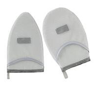 Générique Mitaine de Repassage Grosse Taille Anti-brûlure 2 Pièces Gris Boucle de Doigt, Protection Vapeur Résistante pour Défroisseur Vapeur, Accessoires Maison pour Repassage