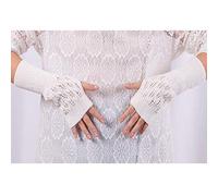 Générique Mitaine Gants Cyclisme Gants Chauffant Unisex Homme Hiver Long Ski Moufles Femme De Moto en Dentelle VTT Soie Fingerless Gloves