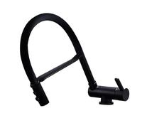 Générique Mitigeur Evier Cuisine Robinet de Cuisine Pliable avec Douchette Extractible 2 Modes de Jet Robinet de Cuisine Bec Flexible Robinet Pliable Noir