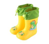 Générique Mixte Enfant Basic Bottes en Caoutchouc pour Garçon Fille Chaussures Wellies Pluie de Bottines Imperméables Léger Résistant Semelle Antidérapante garçons et Filles Galoches Enfants