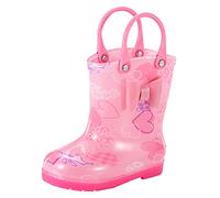 Générique Mixte Enfant Basic Bottes Regenstiefel Botte de Pluie Chaussures Wellies en Caoutchouc Style Simple Galoches Imperméables Enfants Semelle Antidérapante