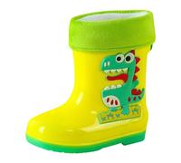 Générique Mixte Enfant Rainyday Botte de Pluie,Bottes en Caoutchouc pour Garçon Fille Bottes Pluie mi-Mollet Bottines Style Simple Confortable Saisons Printemps té Automne