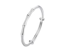 Générique Mm Perlé En Inoxydable Anneaux Beaded Hand Woven Rope Bracelet Suitable As A Birthday For Your Bracelets Bracelet Cadeau Argent Anneaux (Silver, One Size)